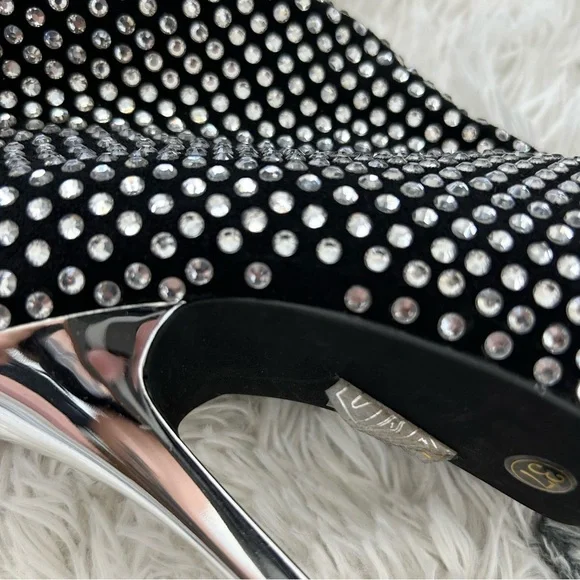 Jeffrey Campbell Rhinestone Slouch Boots - Picture 12 of 12